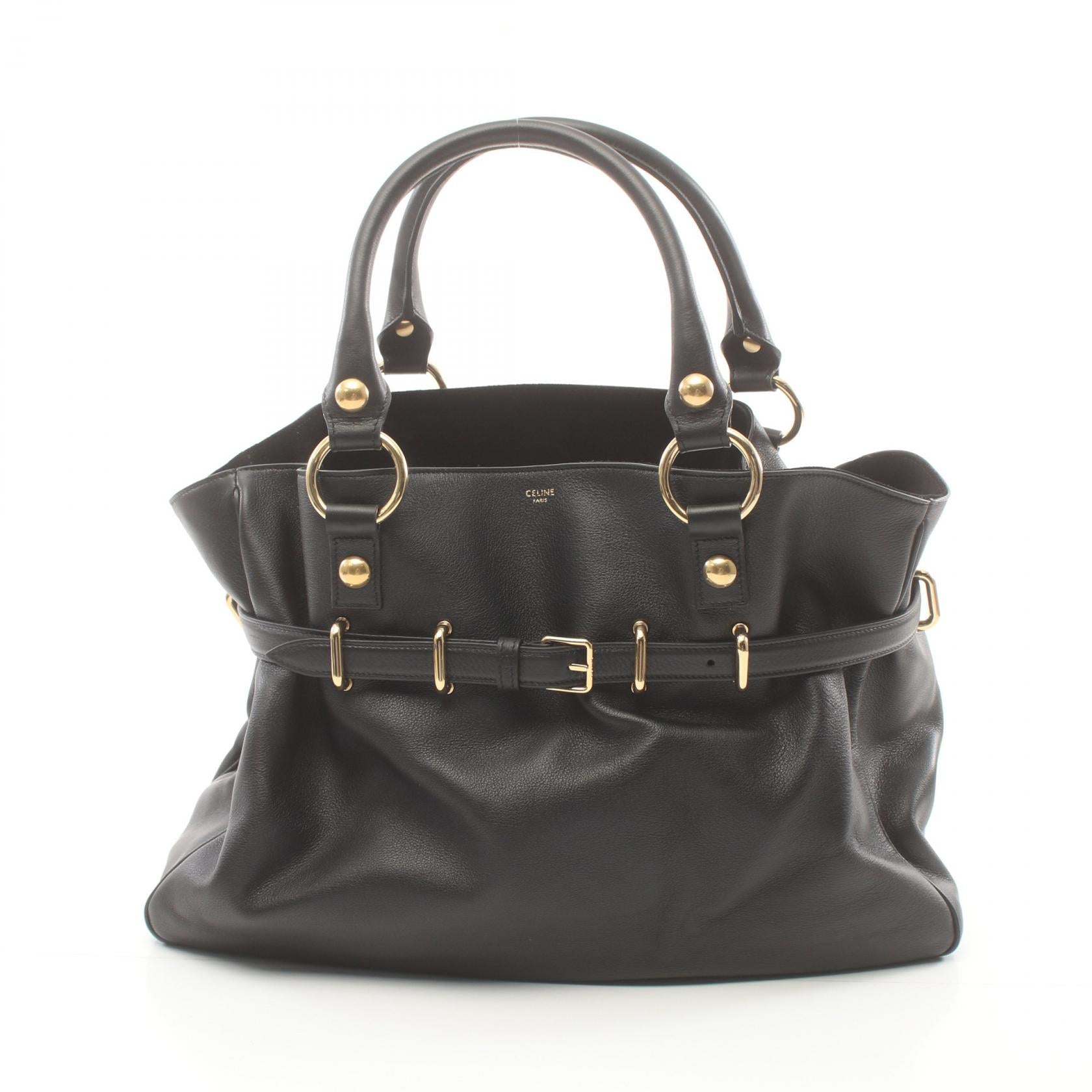 アニタ ハンドバッグ トートバッグ レザー ブラック セリーヌ バッグ CELINE