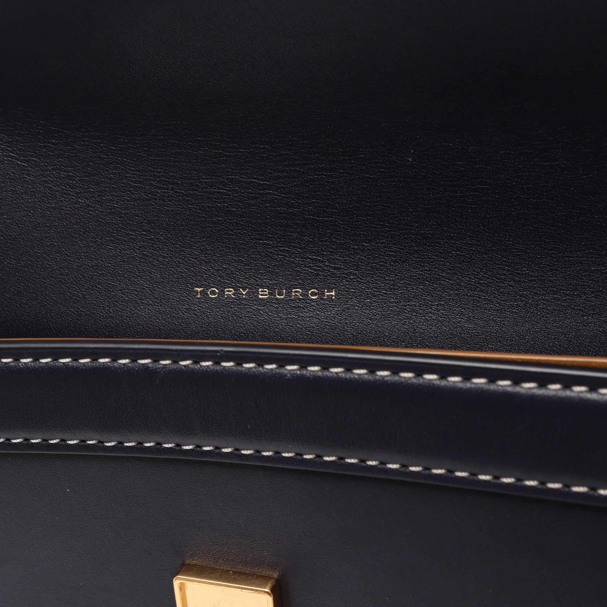 クロスボディバッグ ショルダーバッグ レザー ネイビー トリーバーチ バッグ TORY BURCH