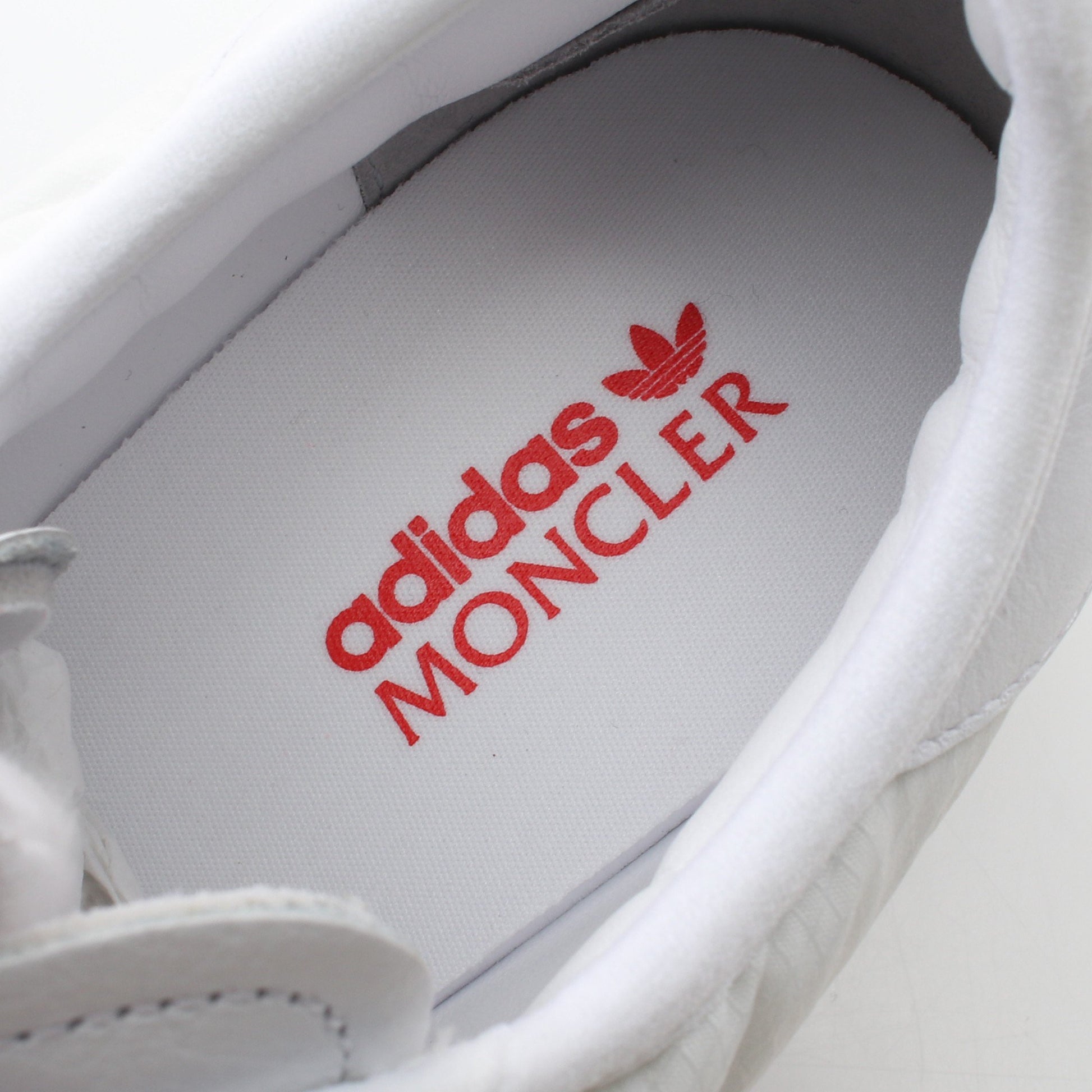 MONCLER × adidas M CAMPUS スニーカー ナイロン レザー ホワイト モンクレール シューズ MONCLER