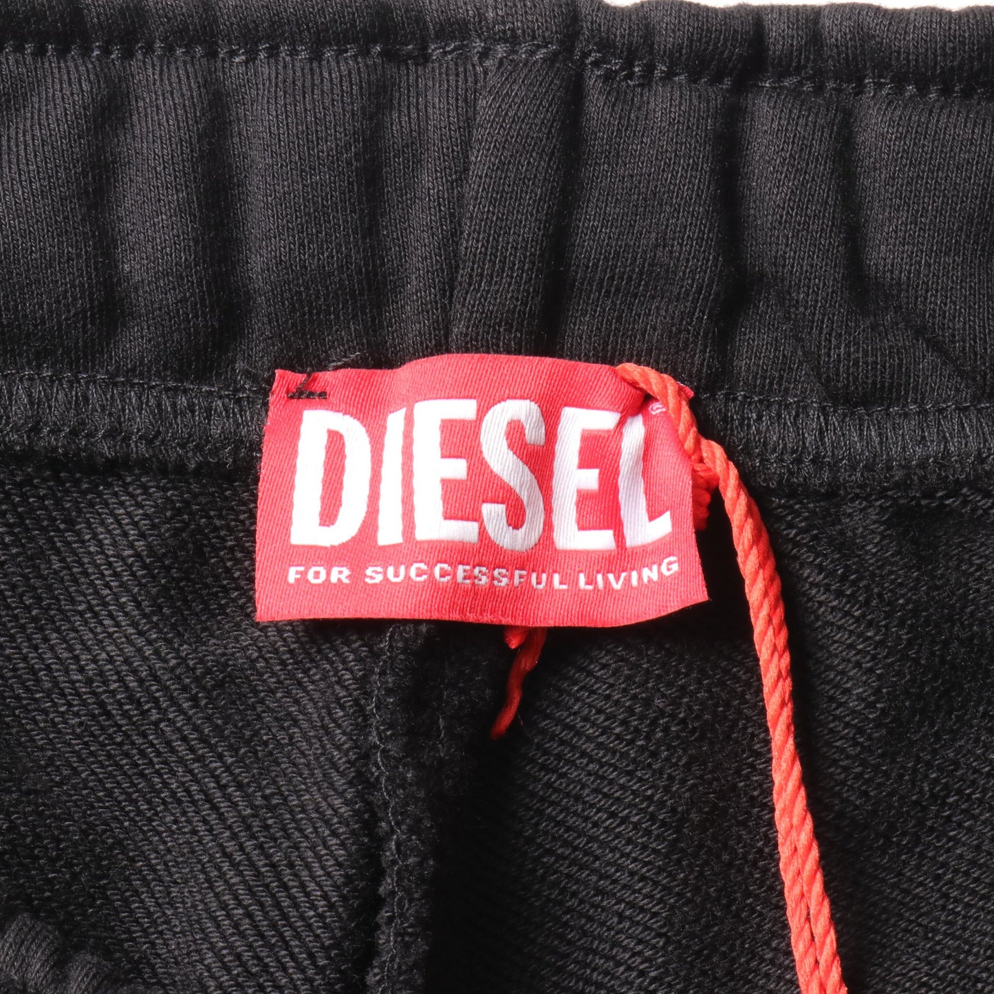 P-MARSHY-OD スウェットパンツ コットン ブラック ディーゼル ボトムス DIESEL