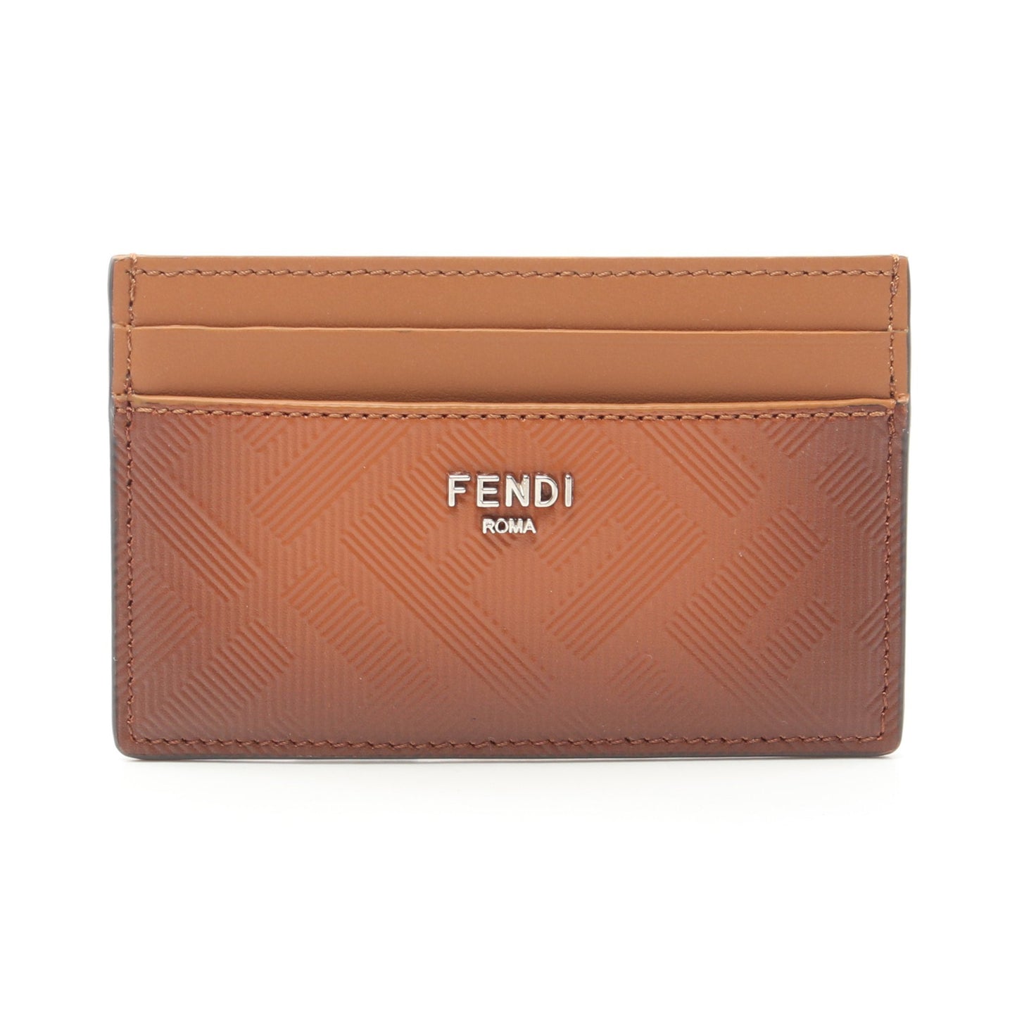 カードケース レザー ブラウン フェンディ 財布・小物 FENDI