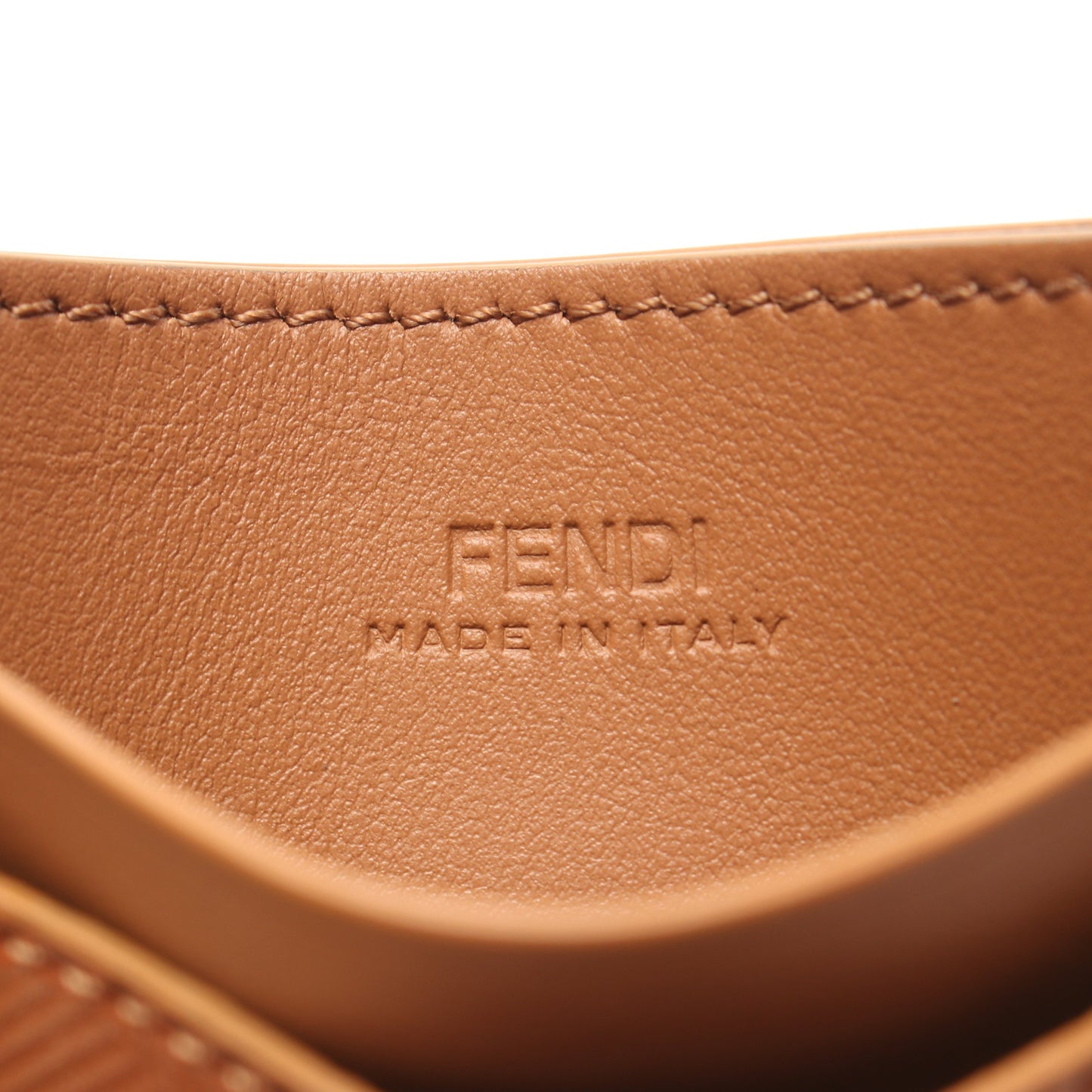 カードケース レザー ブラウン フェンディ 財布・小物 FENDI