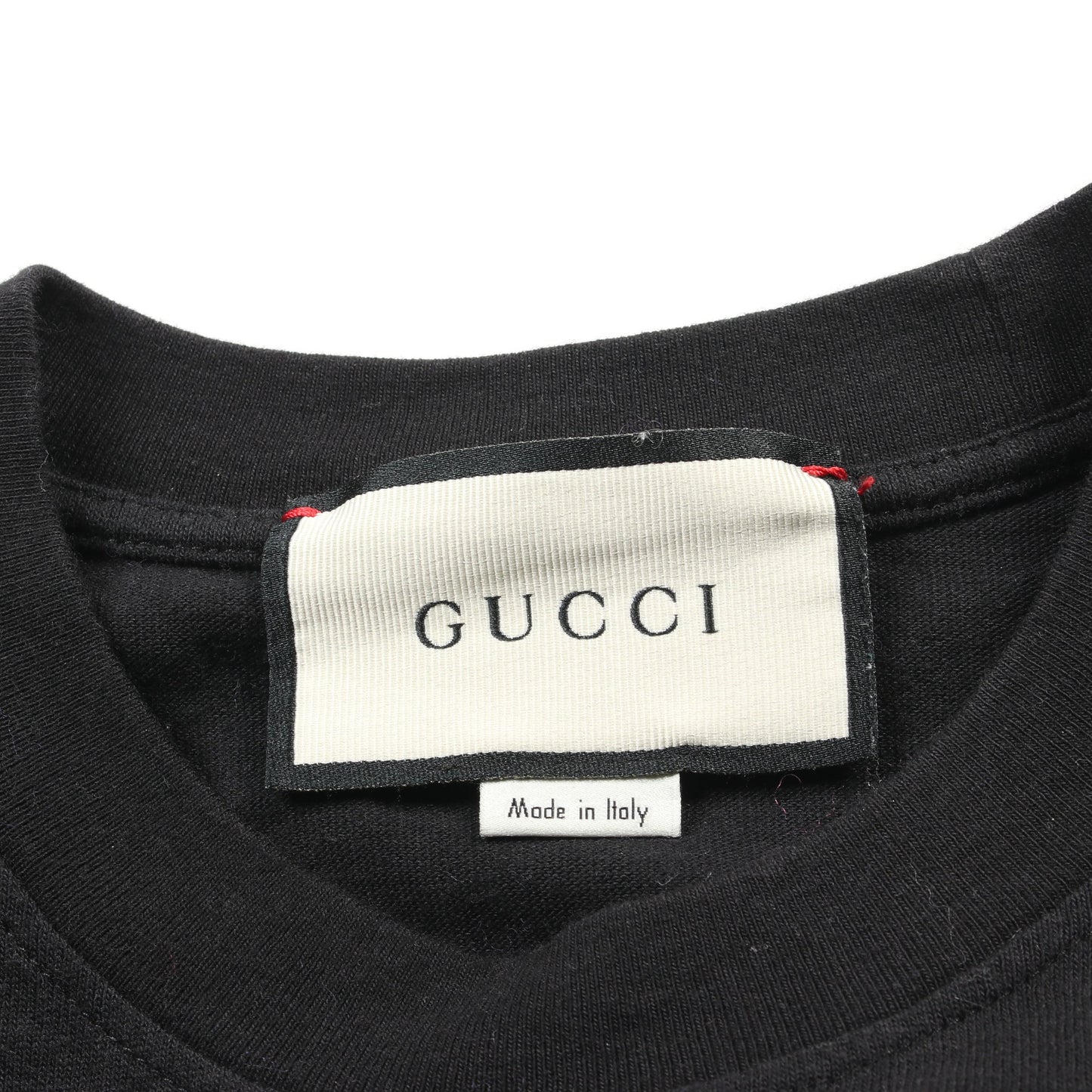 Tシャツ コットン ブラック グッチ トップス GUCCI