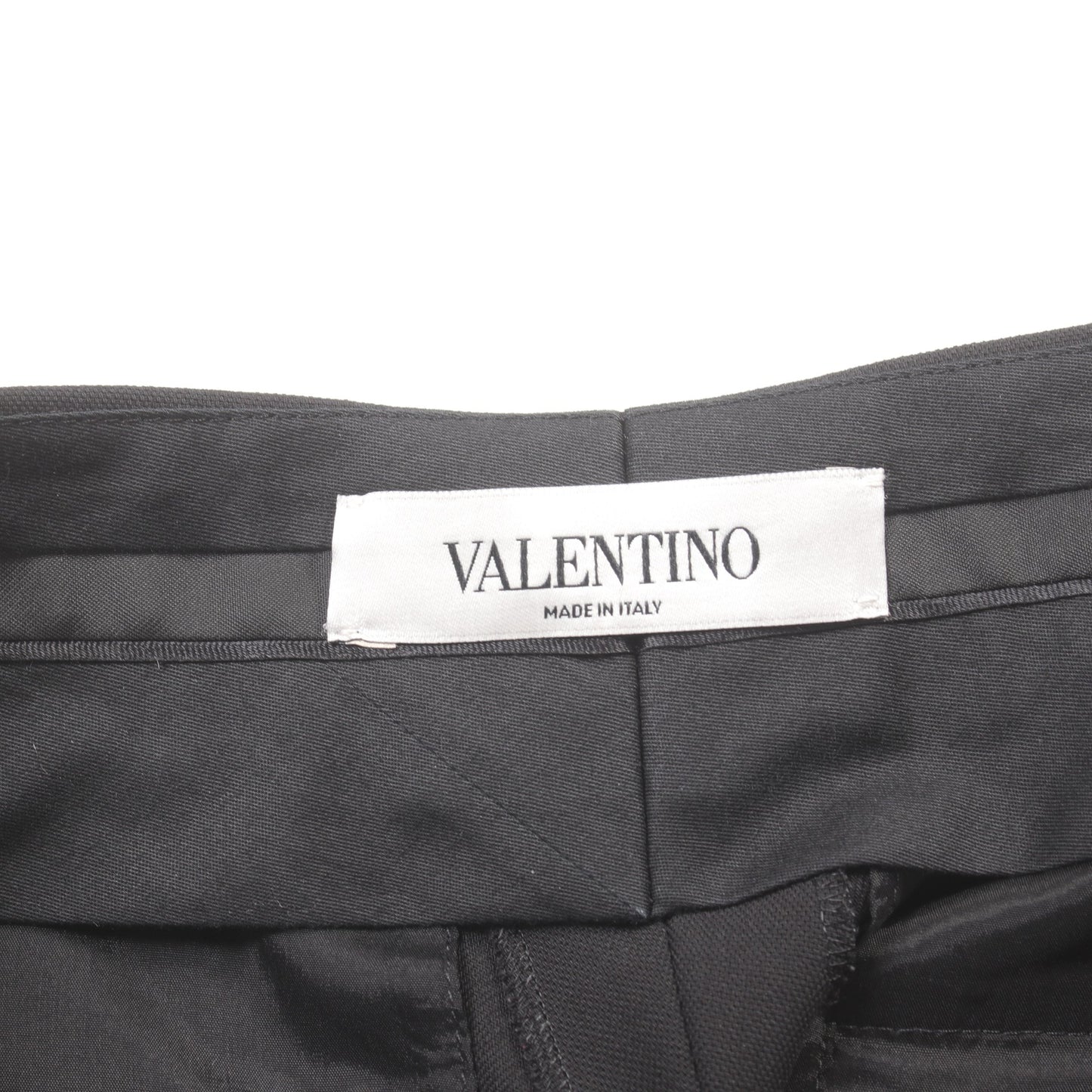 スラックス トラウザーズ ウール ブラック ヴァレンティノ ボトムス VALENTINO