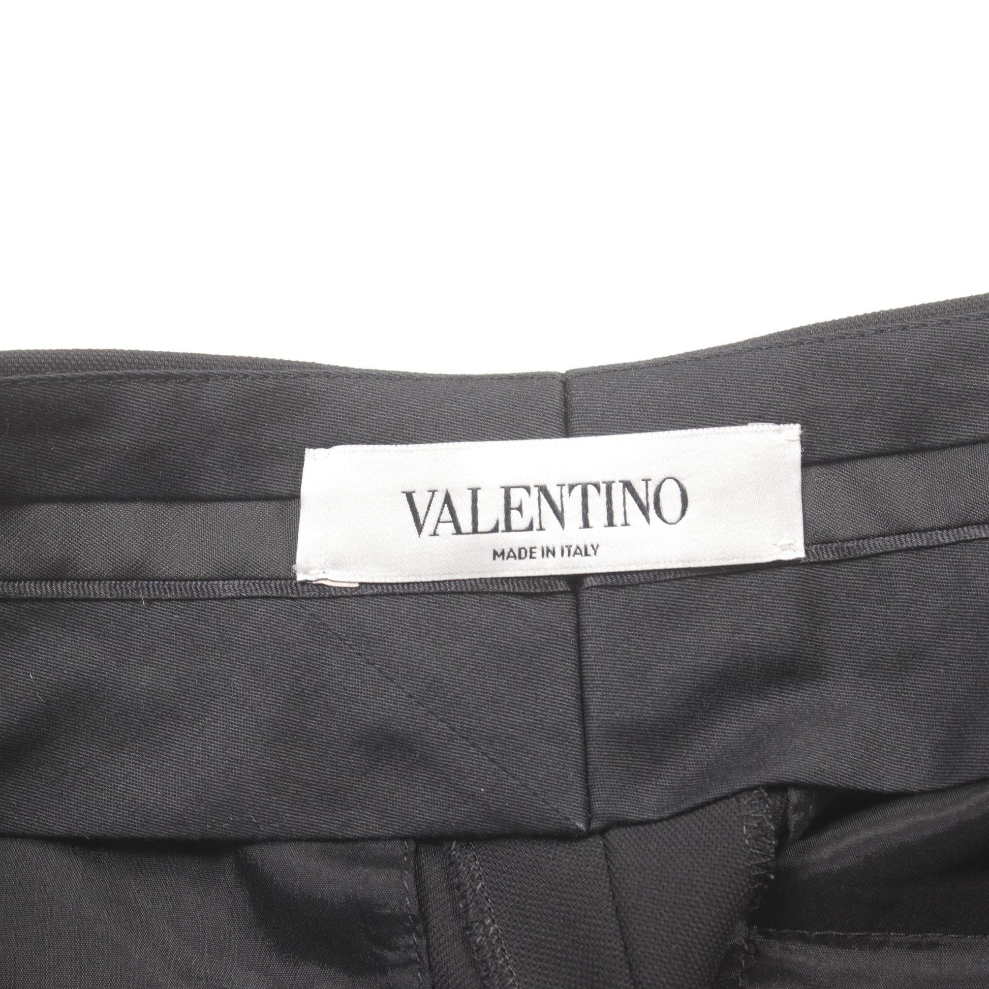 スラックス トラウザーズ ウール ブラック ヴァレンティノ ボトムス VALENTINO