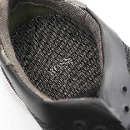 スニーカー ラバー ファブリック ブラック ヒューゴボス シューズ HUGO BOSS