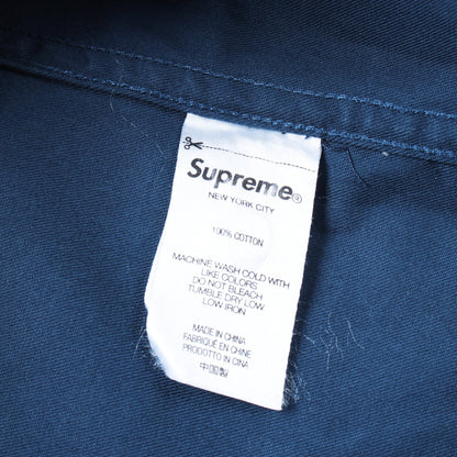 Small Box Shirt シャツ コットン ネイビー 23AW シュプリーム トップス Supreme