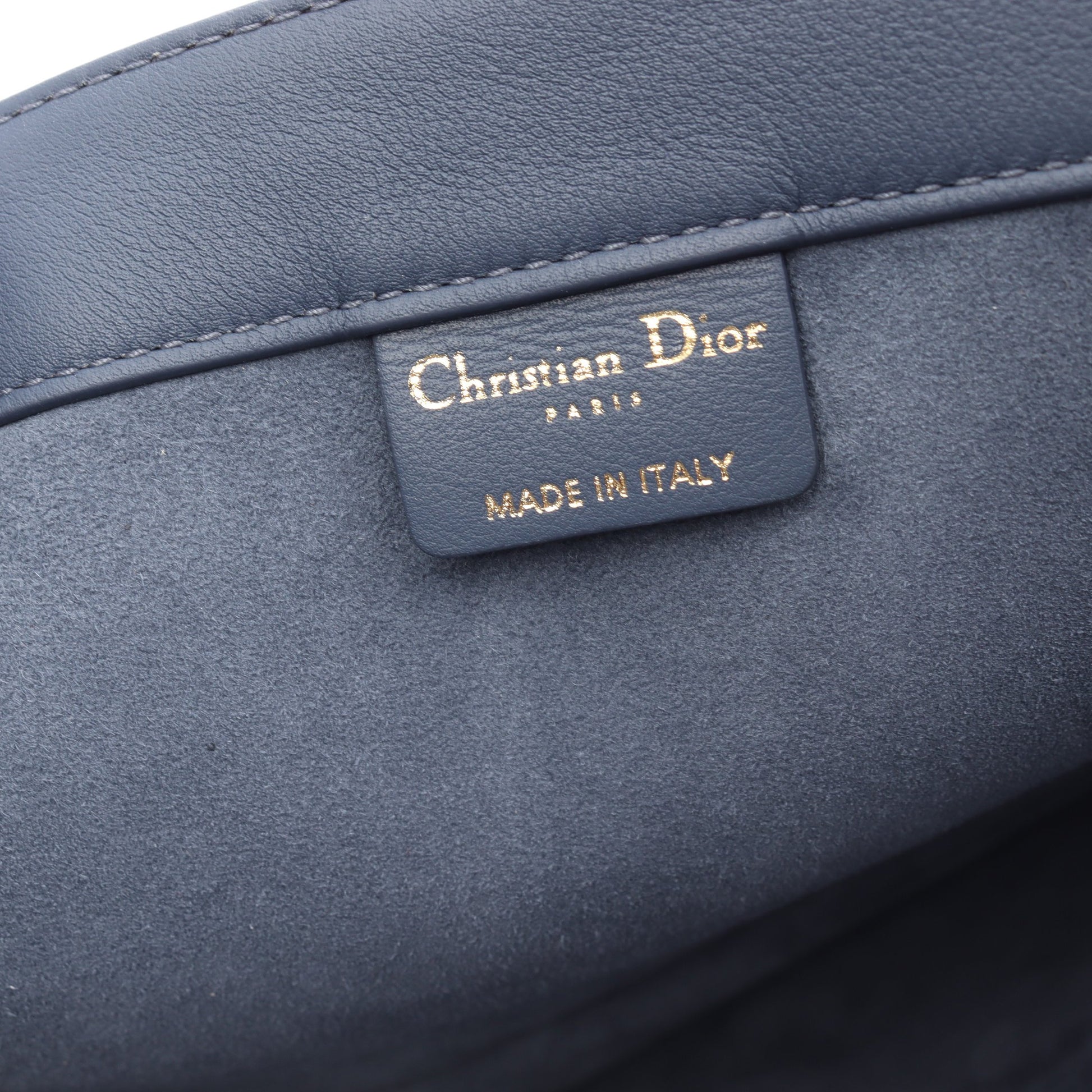 BOOK TOTE ブックトート ミディアム ハンドバッグ トートバッグ レザー ブルーグレー クリスチャンディオール バッグ Christian Dior