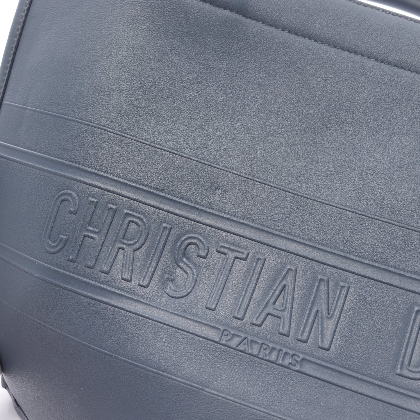 BOOK TOTE ブックトート ミディアム ハンドバッグ トートバッグ レザー ブルーグレー クリスチャンディオール バッグ Christian Dior