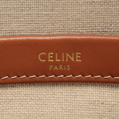 SMALL CABAS スモール カバ タイス ハンドバッグ トートバッグ キャンバス レザー グレーベージュ アイボリー ブラウン 2WAY セリーヌ バッグ CELINE