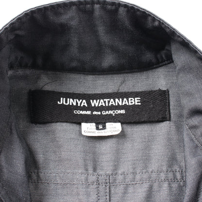 ブルゾン 半袖 ウール モヘヤ グレー ジュンヤワタナベコムデギャルソン アウター JUNYA WATANABE COMME des GARCONS