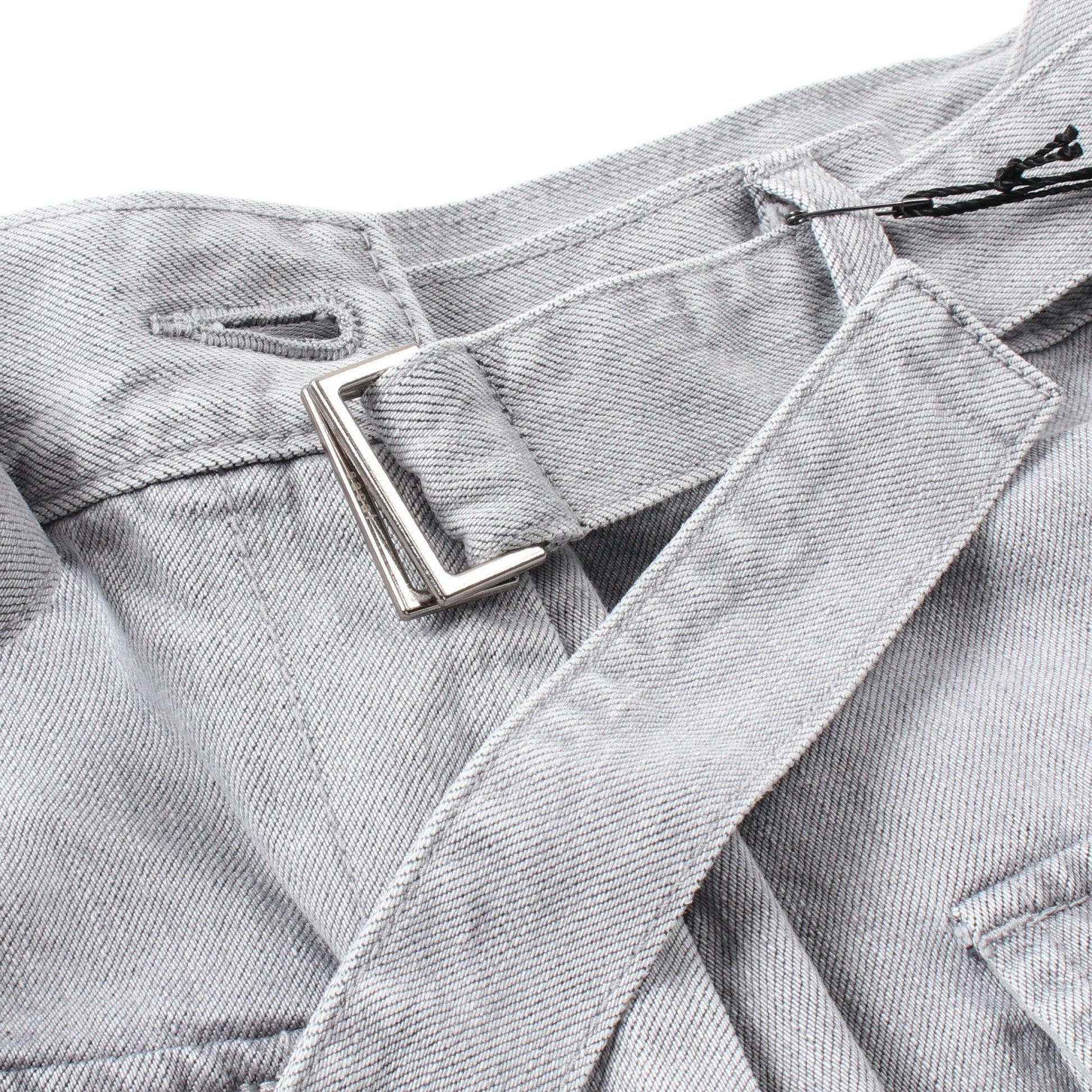 ショート カーゴパンツ コットン ライトグレー カットオフ サカイ ボトムス Sacai
