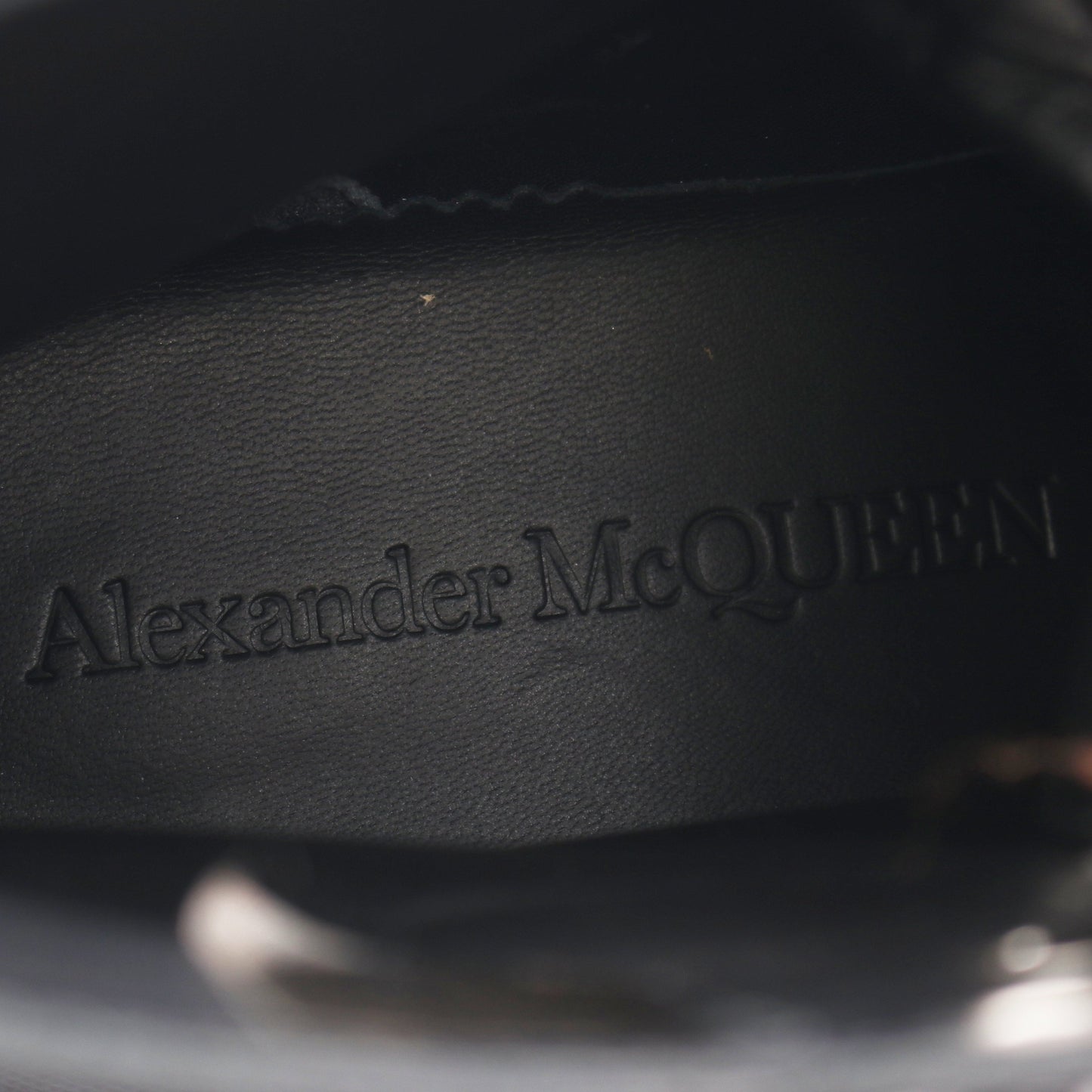 ハイカットスニーカー ファブリック ブラック アレキサンダーマックイーン シューズ ALEXANDER MCQUEEN