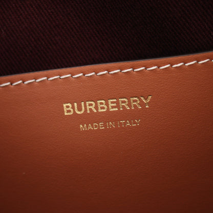 スモール TB バケット ヴィンテージチェック ハンドバッグ PVC レザー ベージュ マルチカラー 2WAY バーバリー バッグ BURBERRY