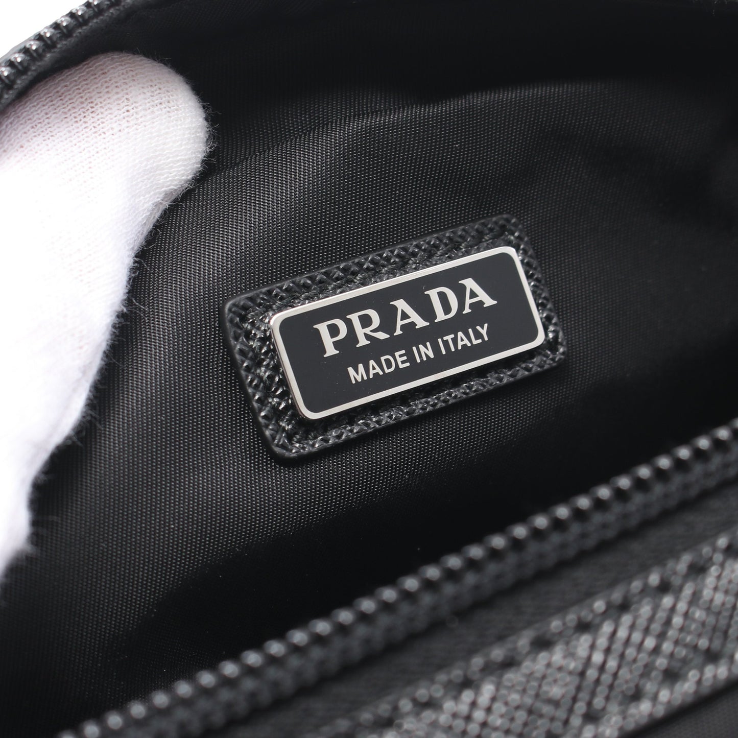 トライアングルロゴ ポーチ ナイロン ブラック プラダ 財布・小物 PRADA