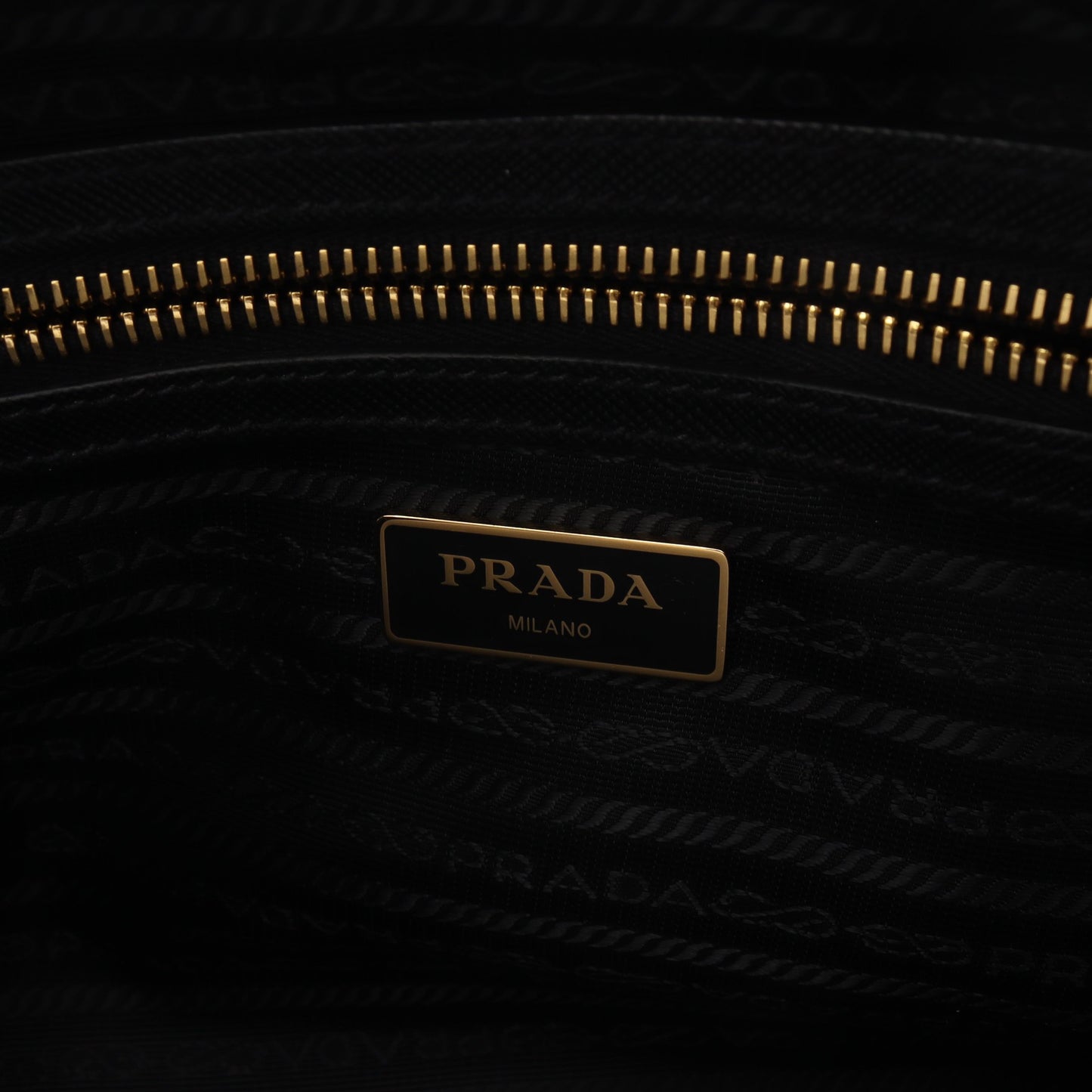 TESSUTO+SAFFIAN ハンドバッグ ナイロン サフィアーノレザー ブラック 2WAY プラダ バッグ PRADA