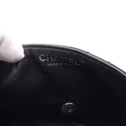 マトラッセ チェーンショルダーバッグ キャビアスキン ブラック シルバー金具 シャネル バッグ CHANEL