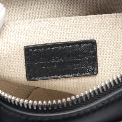 イントレチャート ショルダーバッグ レザー ブラック ボッテガヴェネタ バッグ BOTTEGA VENETA