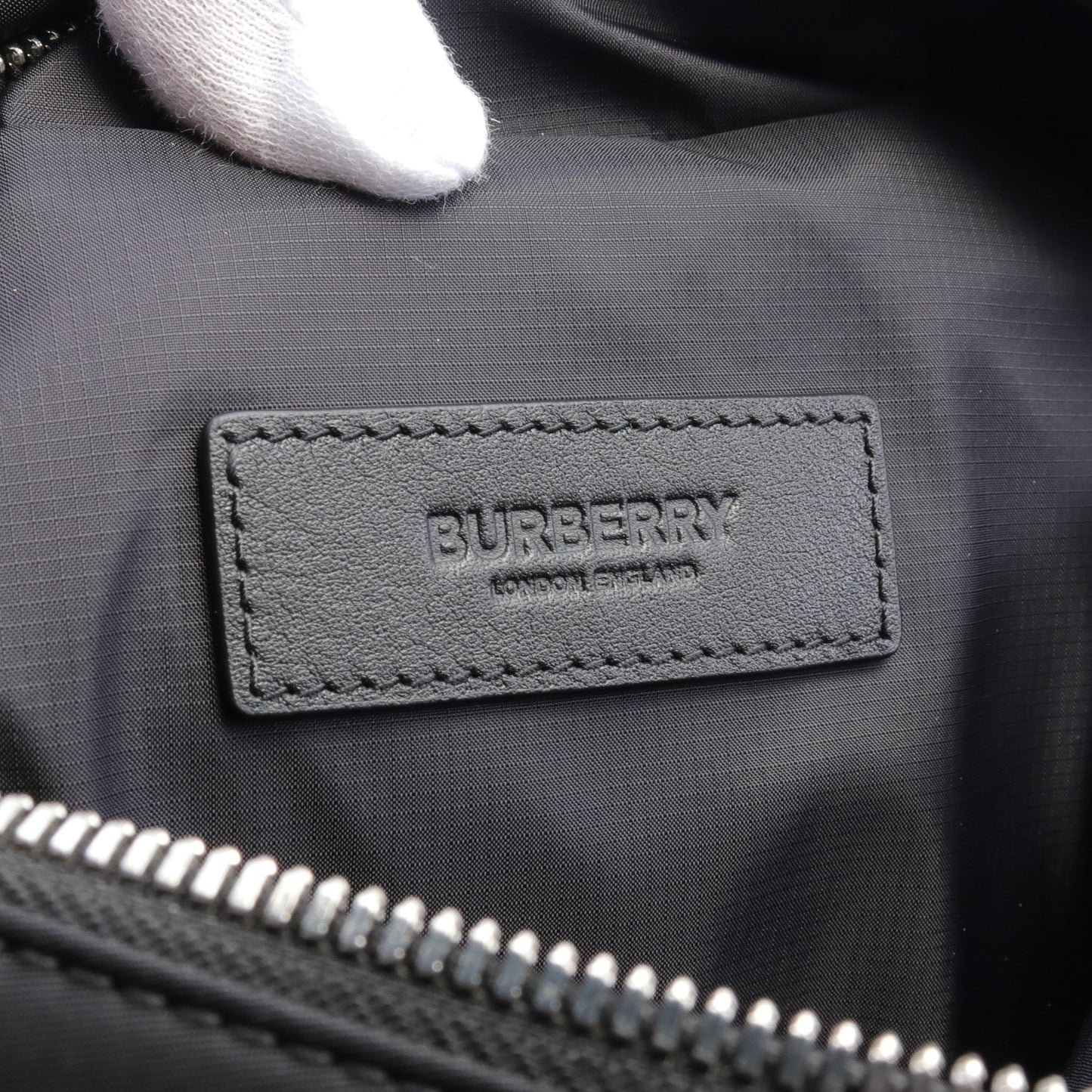 SONNY ボディバッグ ウエストバッグ ナイロン ブラック バーバリー バッグ BURBERRY