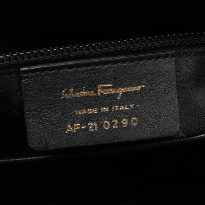 ガンチーニ ハンドバッグ レザー ブラック 2WAY サルヴァトーレフェラガモ バッグ Salvatore Ferragamo