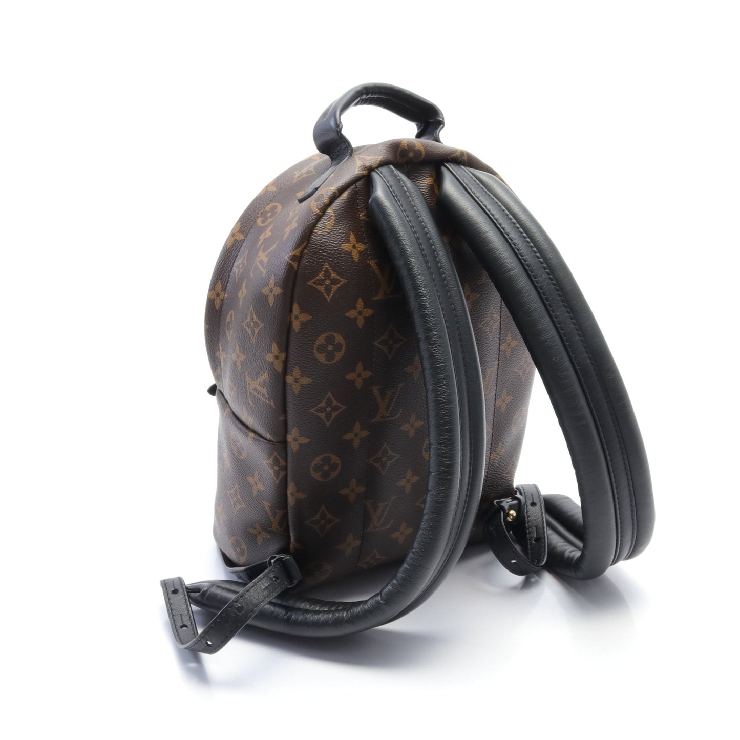 パームスプリングスPM モノグラム バックパック リュックサック PVC レザー ブラウン ブラック ルイヴィトン バッグ LOUIS VUITTON