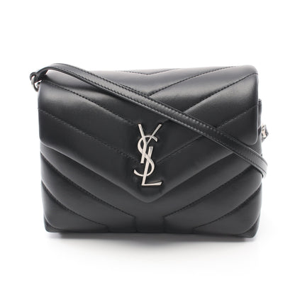 LOULOU TOY ショルダーバッグ レザー ブラック サンローランパリ バッグ SAINT LAURENT PARIS