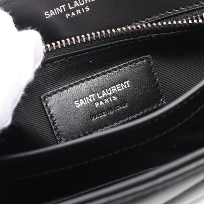 LOULOU TOY ショルダーバッグ レザー ブラック サンローランパリ バッグ SAINT LAURENT PARIS