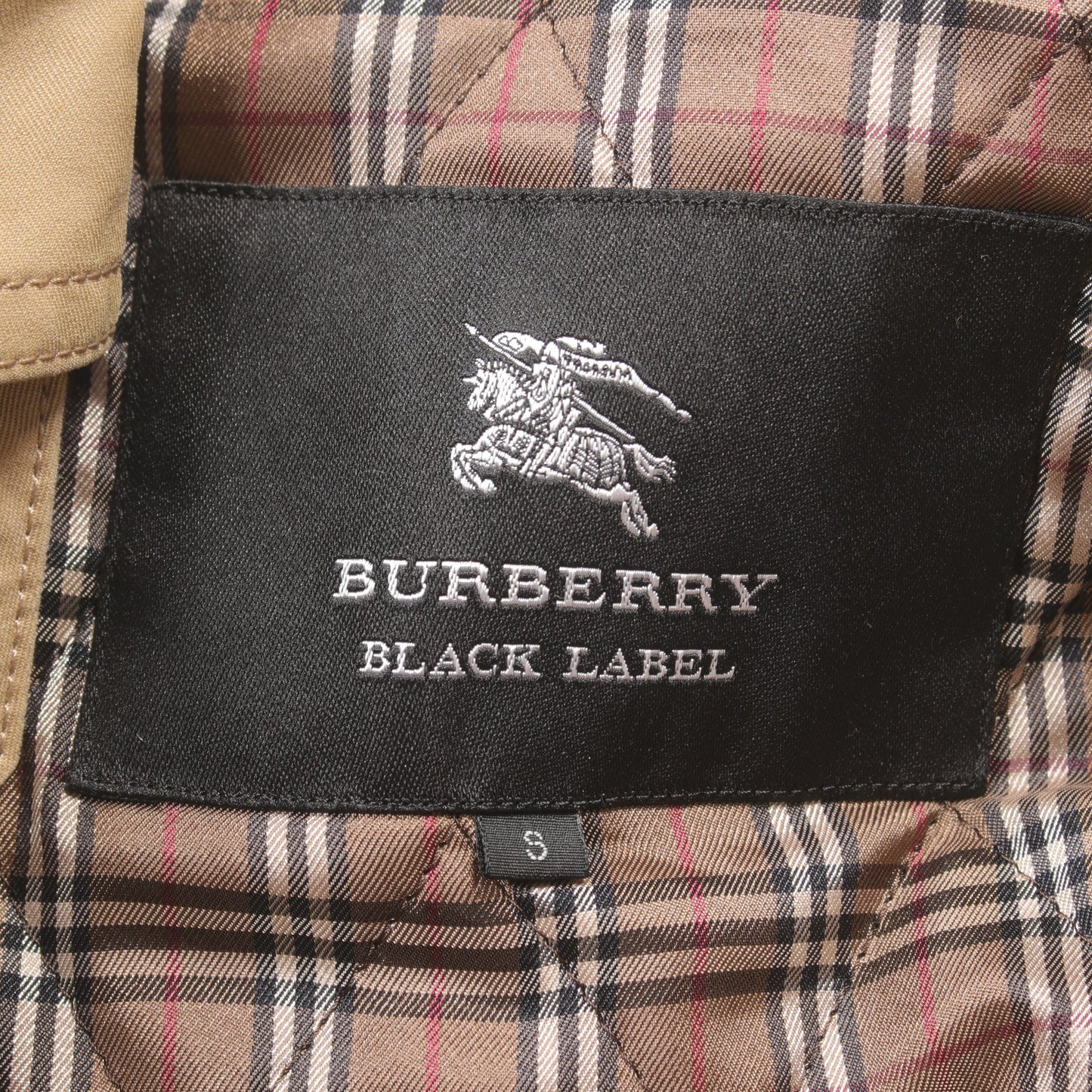 トレンチコート コットン ベージュ バーバリーブラックレーベル アウター BURBERRY BLACK LABEL