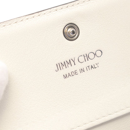 NELLO カードケース 名刺入れ エナメルレザー ホワイト ジミーチュウ 財布・小物 JIMMY CHOO