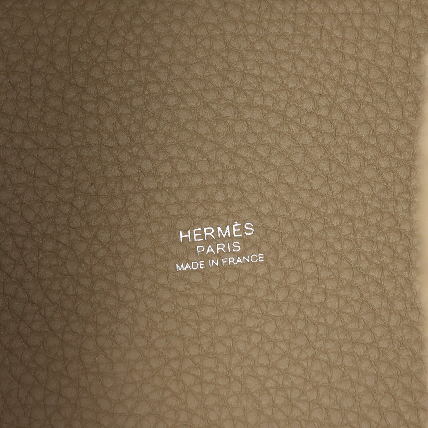 ピコタンロックPM ベージュマルファ ハンドバッグ トリヨンクレマンス グレーベージュ シルバー金具 W刻印 エルメス バッグ HERMES