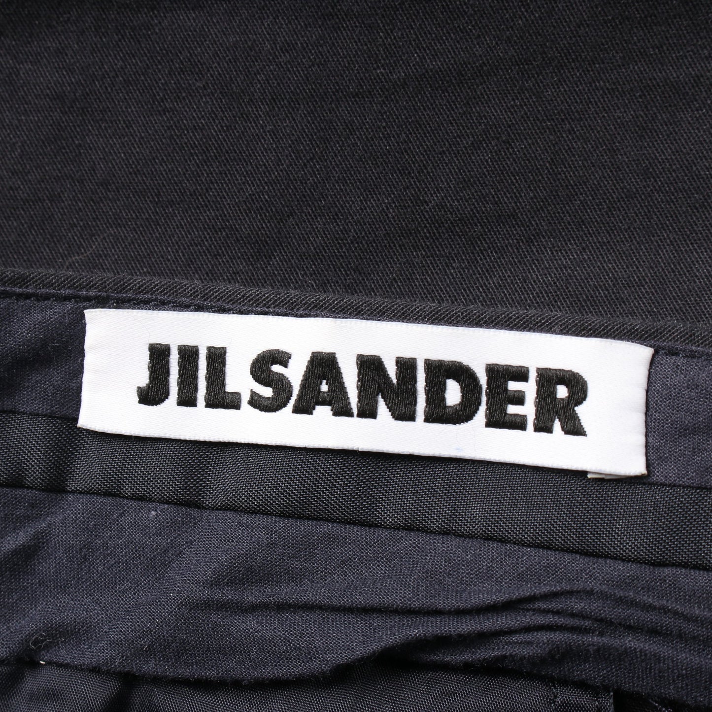 ハーフ パンツ コットン ブラック ジルサンダー ボトムス JIL SANDER