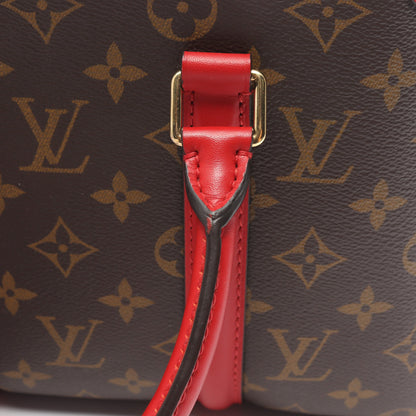 スフロ NV BB モノグラム スリーズ ハンドバッグ PVC レザー ブラウン レッド 2WAY ルイヴィトン バッグ LOUIS VUITTON