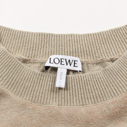 ニット リネン コットン ベージュ マルチカラー ロエベ トップス LOEWE