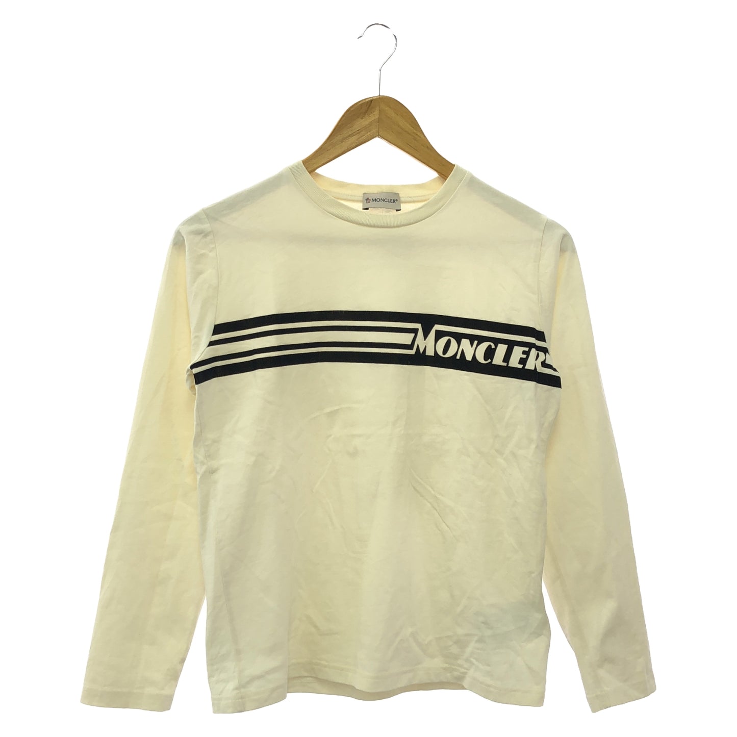 カットソー カットソー コットン アイボリー モンクレール トップス MONCLER