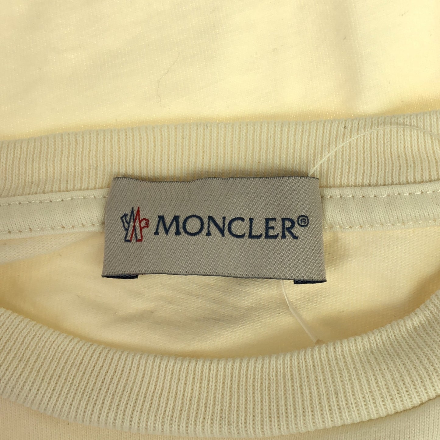 カットソー カットソー コットン アイボリー モンクレール トップス MONCLER