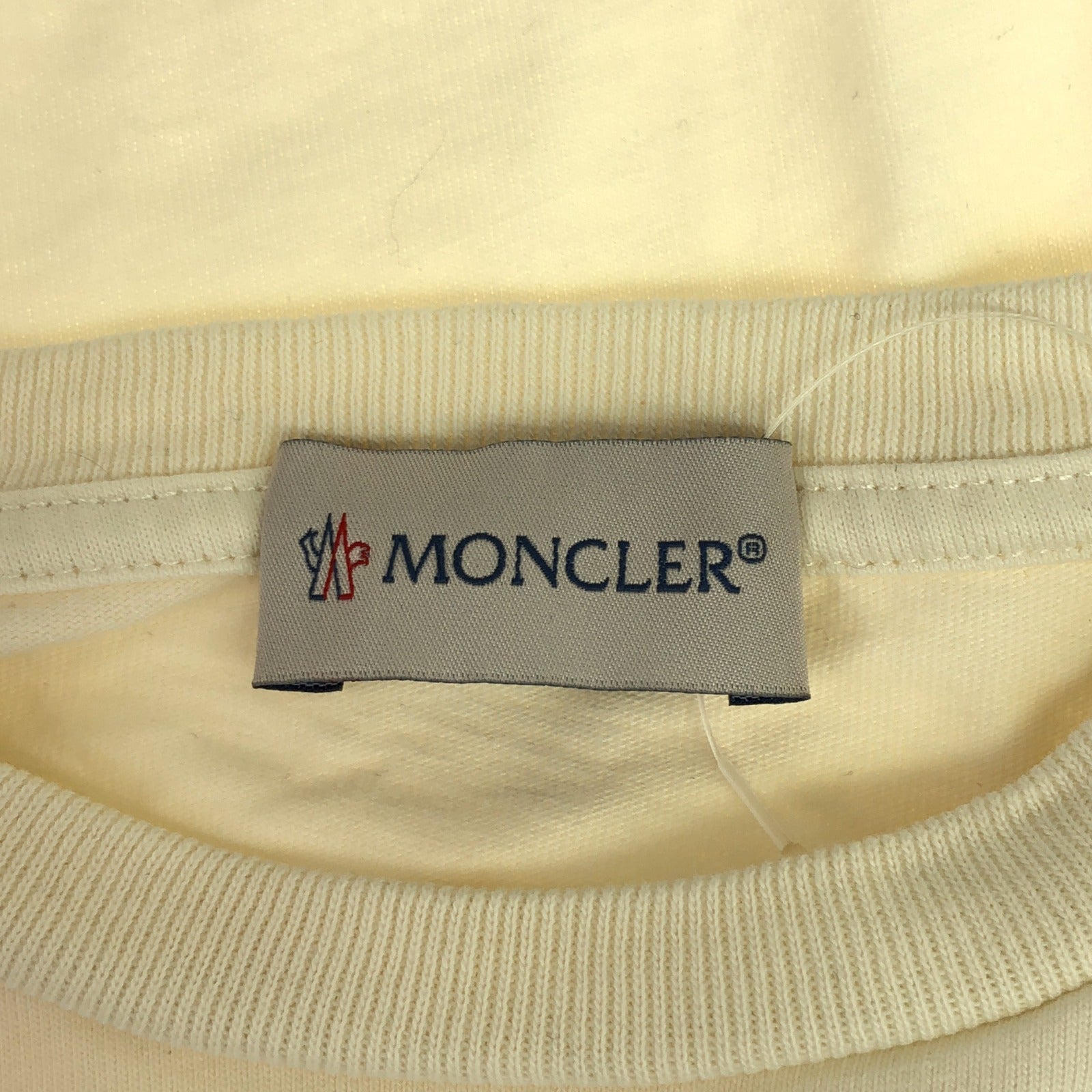 カットソー カットソー コットン アイボリー モンクレール トップス MONCLER