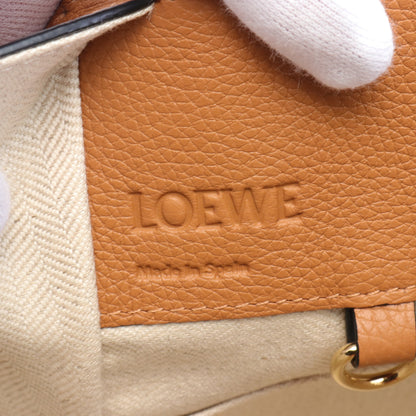 ハンモックバッグ コンパクト ハンドバッグ レザー ライトブラウン 2WAY ロエベ バッグ LOEWE