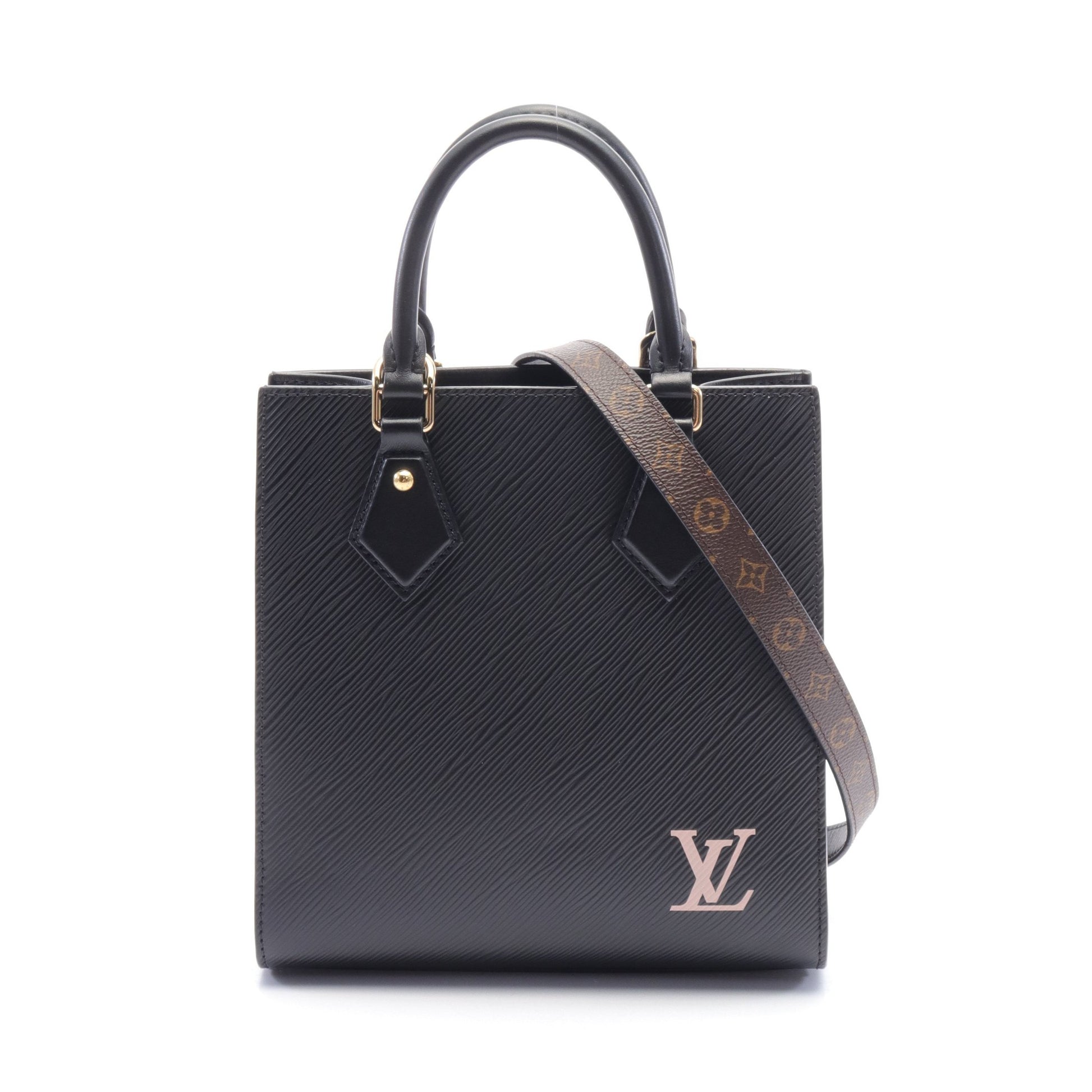 サックプラBB エピ ノワール ハンドバッグ レザー ブラック 2WAY ルイヴィトン バッグ LOUIS VUITTON