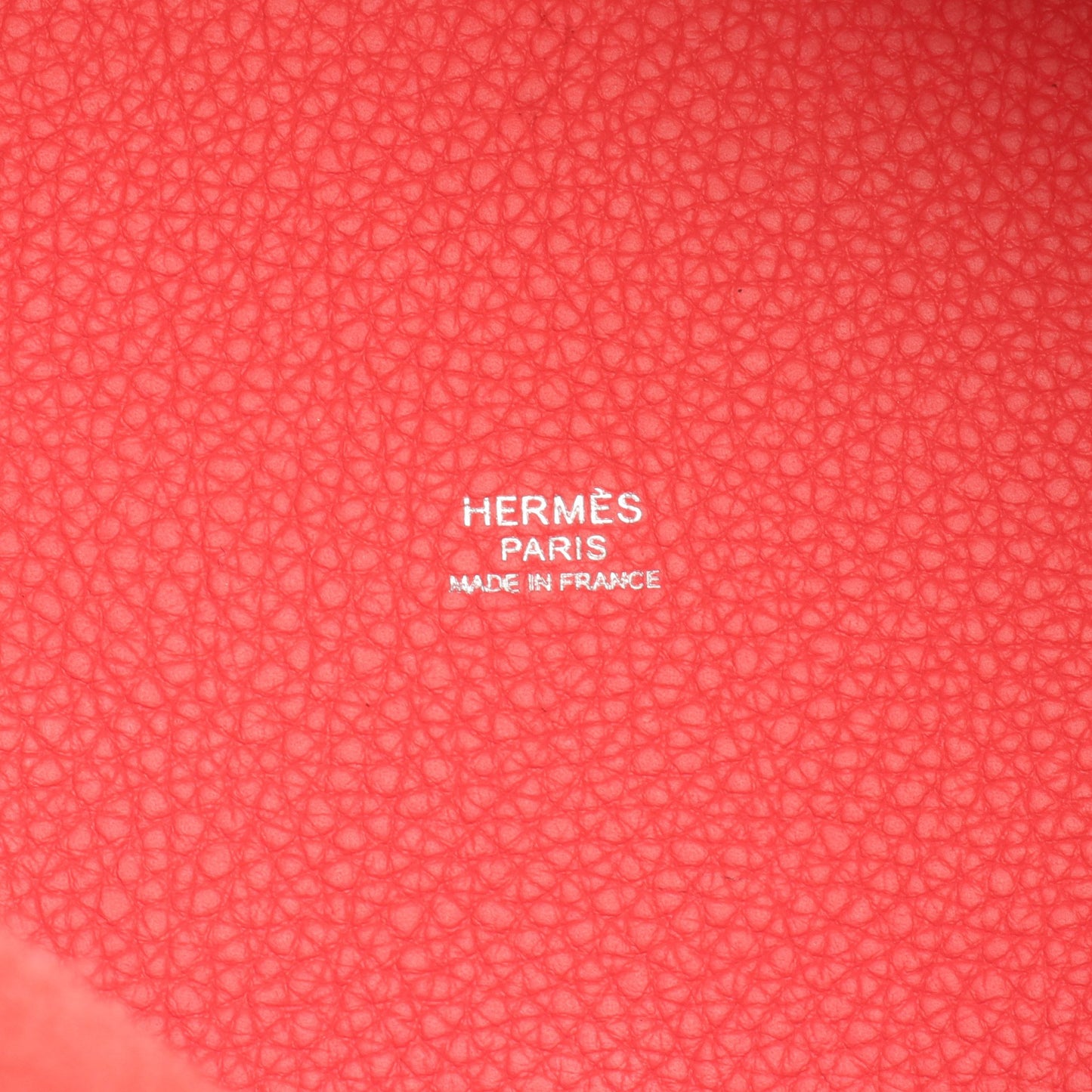 ピコタンロックPM ローズテキサス ハンドバッグ トリヨンクレマンス ピンクレッド シルバー金具 Y刻印 エルメス バッグ HERMES