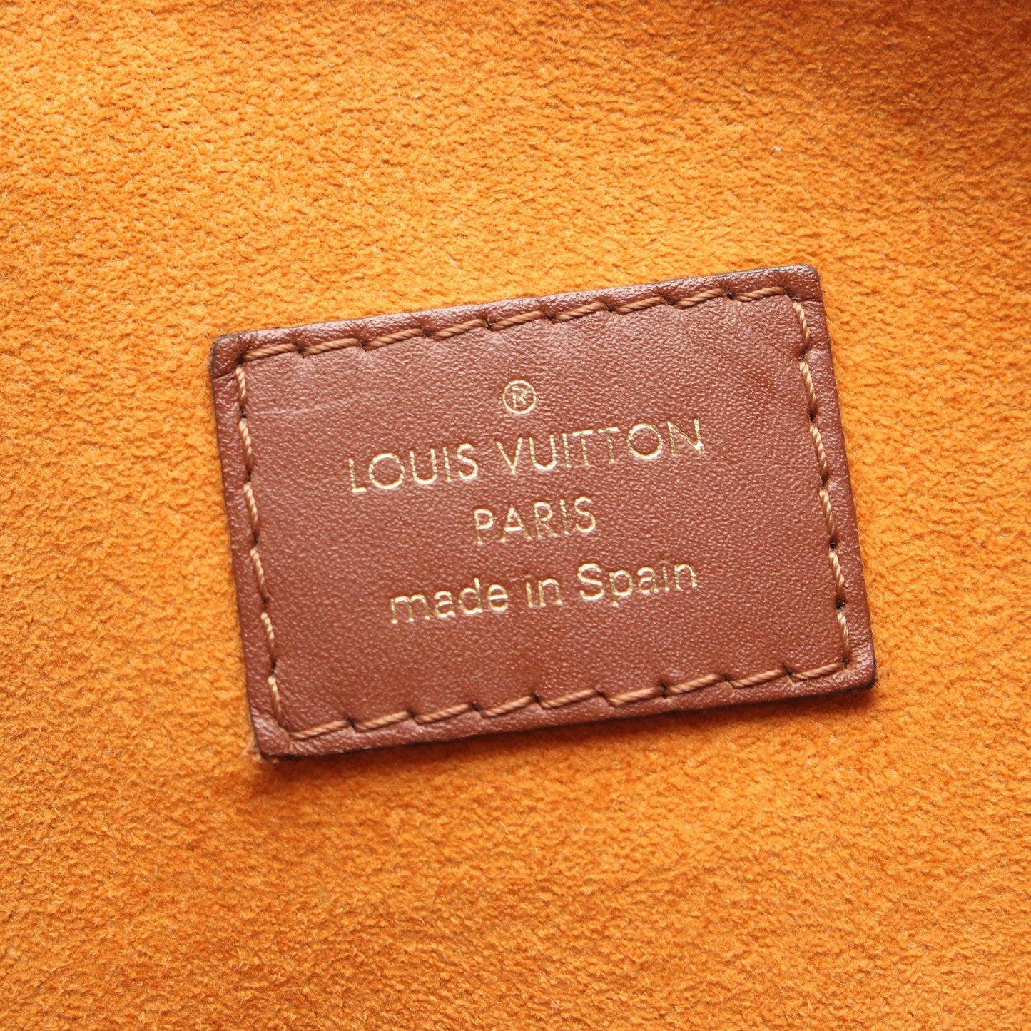 VトートMM モノグラム ハンドバッグ PVC レザー ブラウン イエローブラウン 2WAY ルイヴィトン バッグ LOUIS VUITTON