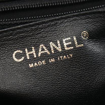 ミニマトラッセ チェーンショルダーバッグ キャビアスキン ブラック シルバー金具 シャネル バッグ CHANEL