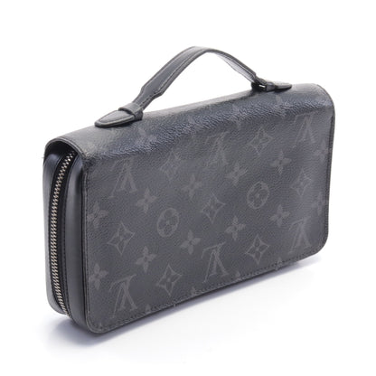 ジッピーXL モノグラムエクリプス ラウンドファスナー長財布 PVC レザー ブラック ルイヴィトン 財布・小物 LOUIS VUITTON