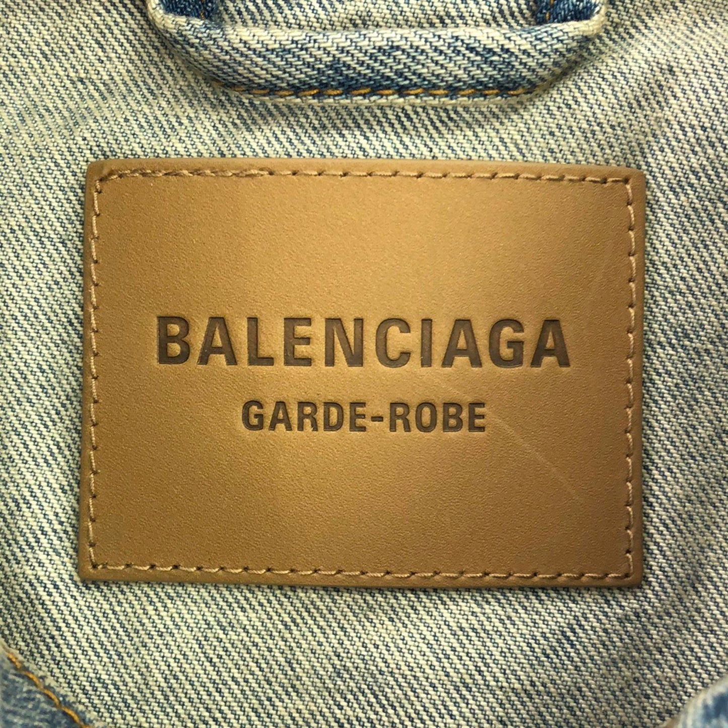 デニムジャケット コットン ブルー バレンシアガ アウター BALENCIAGA