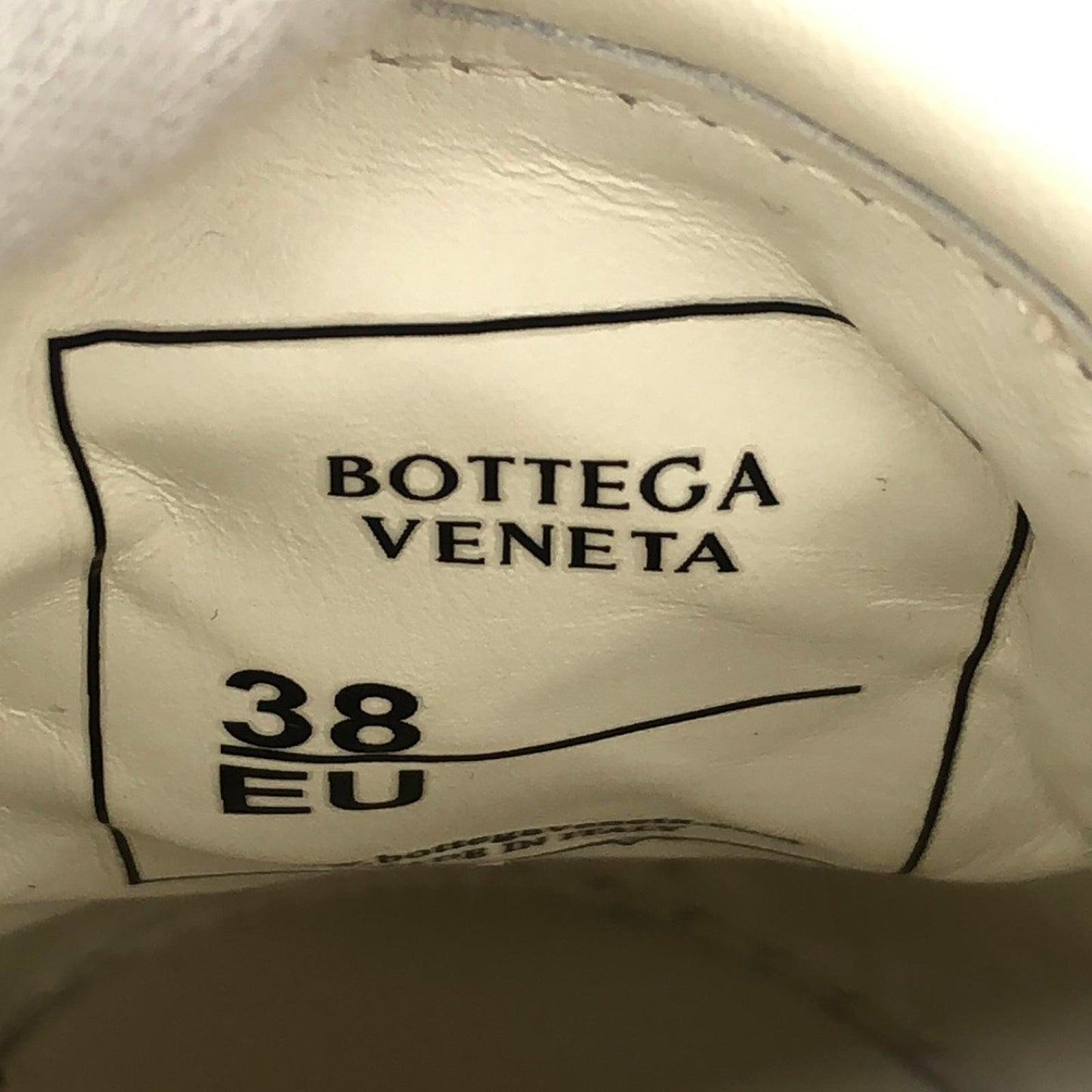 スニーカー レザー ホワイト ボッテガヴェネタ シューズ BOTTEGA VENETA