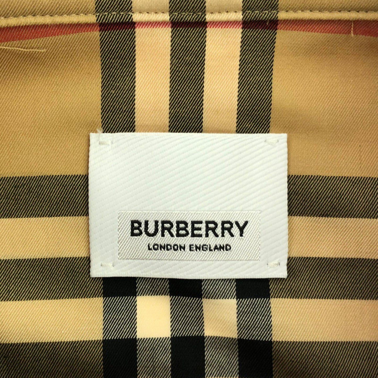 シャツ コットン ベージュ バーバリー トップス BURBERRY