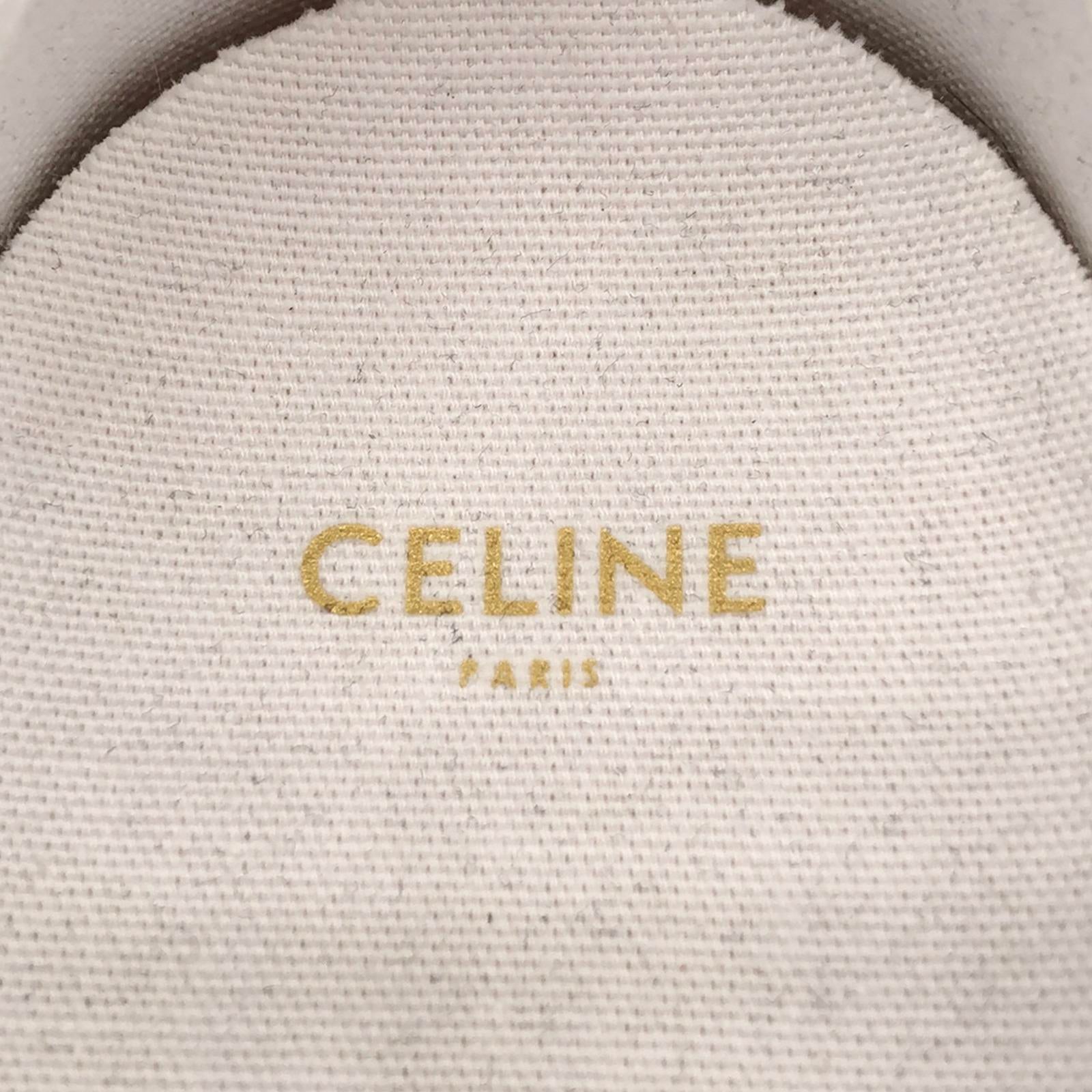 スリッポン コットン ブラック セリーヌ シューズ CELINE