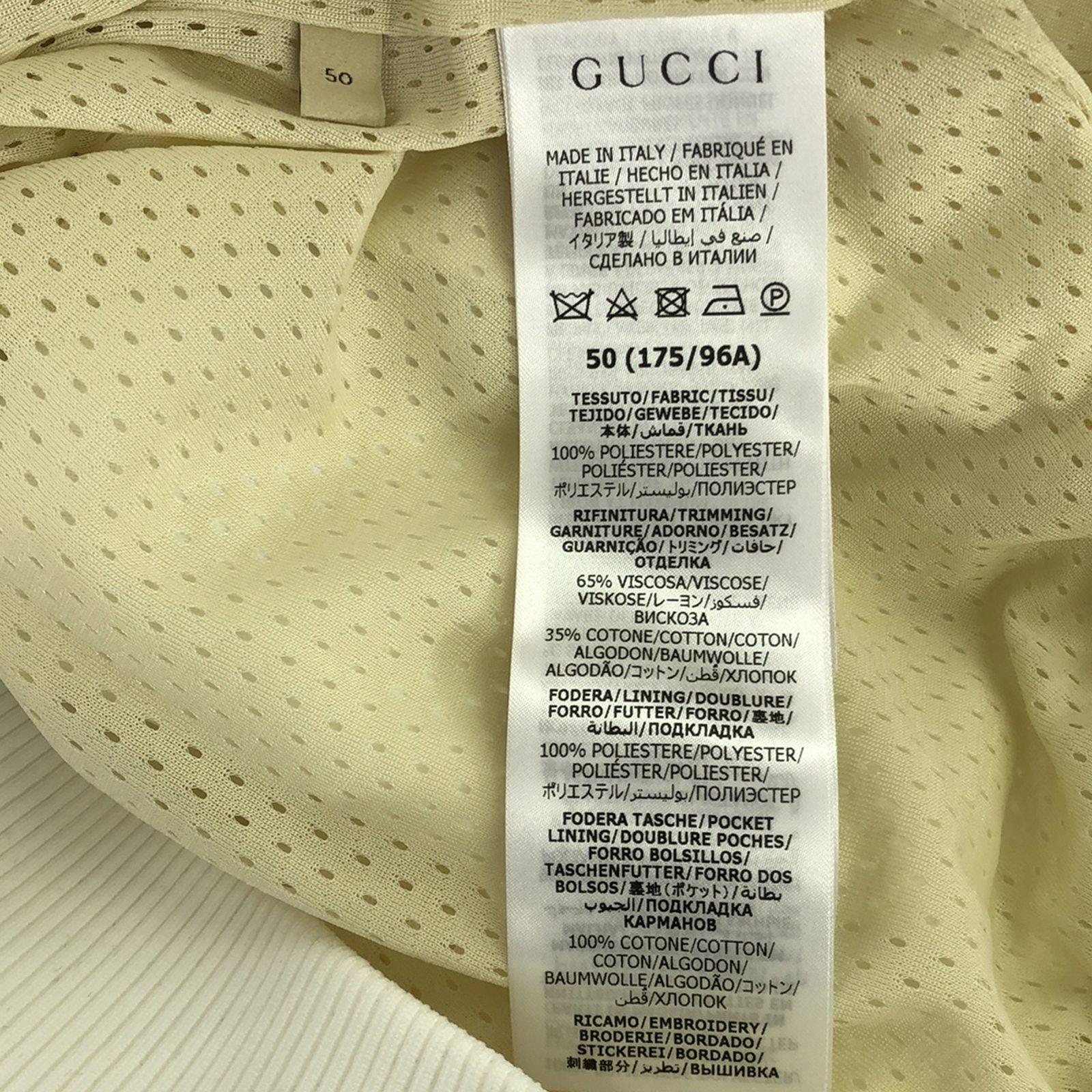 ジャケット ホワイト グッチ アウター GUCCI