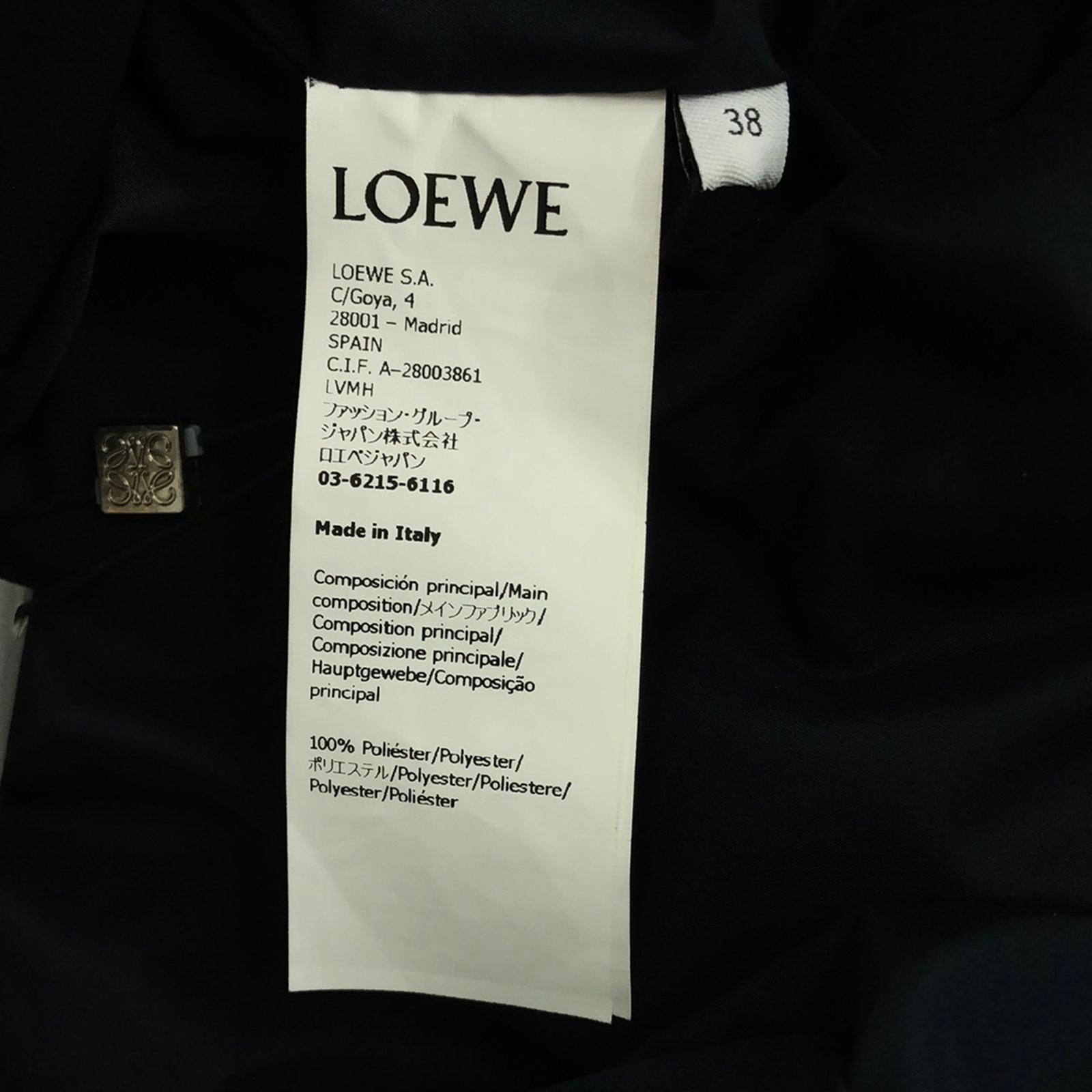 ジャケット ネイビー ロエベ アウター LOEWE