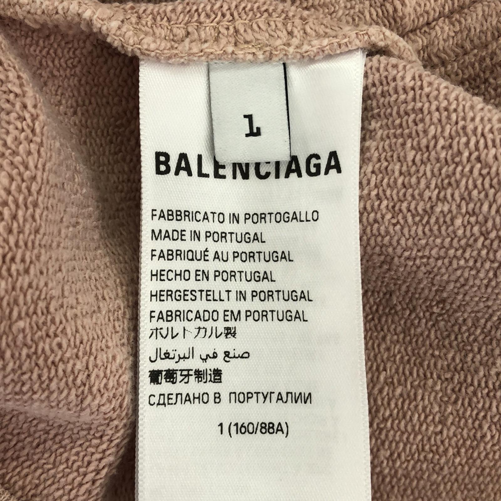 パーカー コットン ピンク バレンシアガ アウター BALENCIAGA