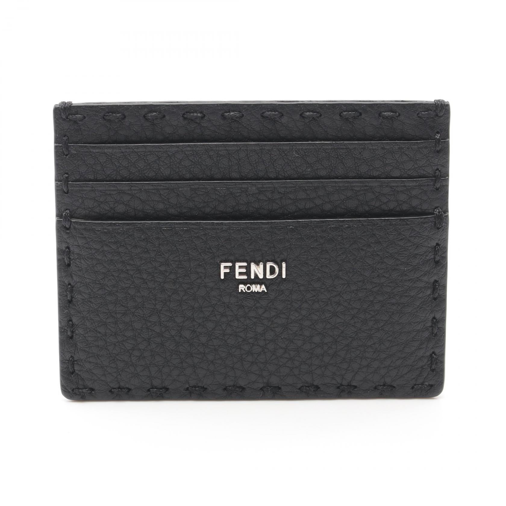 セレリア カードケース レザー ブラック フェンディ 財布・小物 FENDI